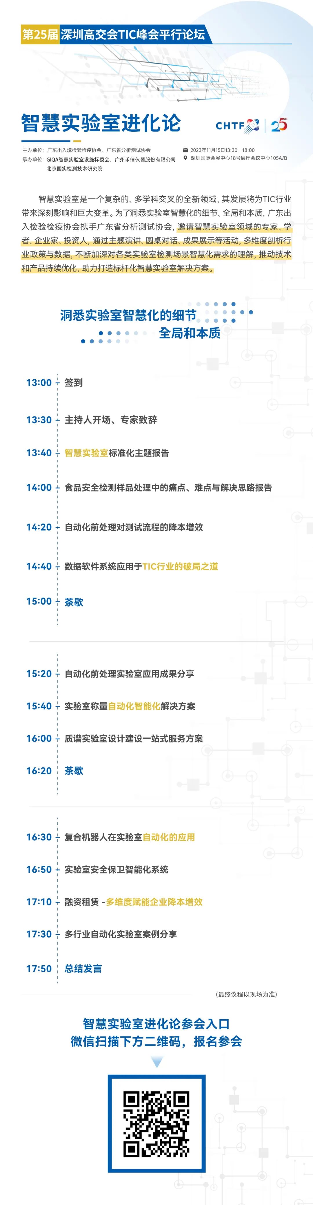 會(huì)議邀請(qǐng) | 第二十五屆高交會(huì)TIC峰會(huì)平行論壇